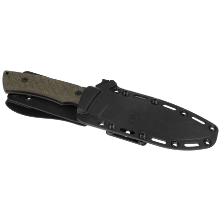 Nóż Spartan Blades Damysus Green Canvas Micarta, Black 1095 Cro-Van by Curtis Iovito (SBSL003BKGR)