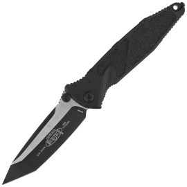 Microtech Socom Elite T/E-M Knife Black Aluminum, Tactical M390MK by Tony Marfione (161-1T)