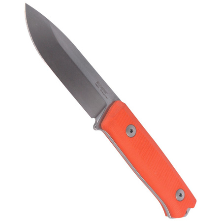 Nóż składany LionSteel Bushcraft G10 Orange, Stone Washed (B40 GOR)