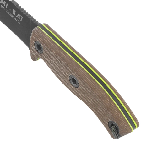 K25 Army K47 Knife OD Green Micarta, Titanium 7Cr17Mov (32620)