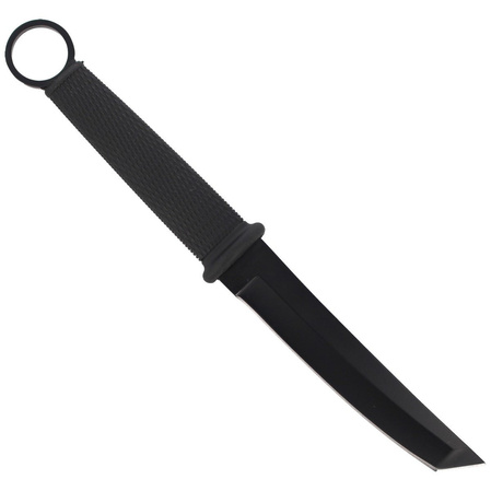 Nóż K25 Botero Tanto Black Rubber, Black Titanium 7Cr17Mov (31891)