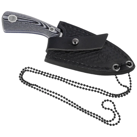 Nóż na szyję K25 Boot Knife Black/White G10, Satin 7Cr17Mov (32561)