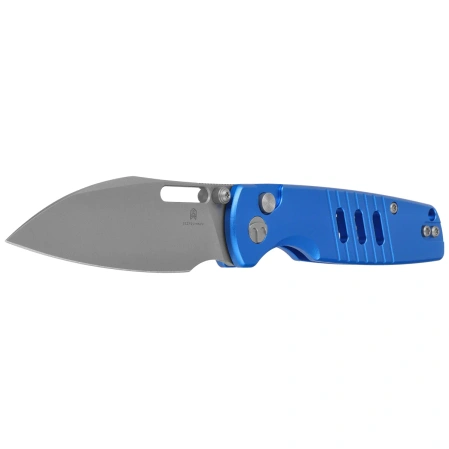 Bestechman Vector Knife Blue Aluminum, Bead Blasting D2 (BMK15D)