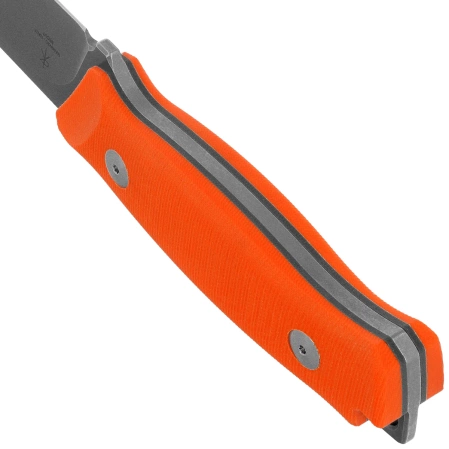 Nóż Fox Rifle Receiver Orange G10, Acid Stonewashed Becut by Riccardo Gobbato (FX-662 OR)