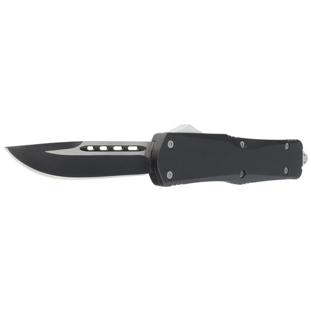 Dulotec OTF Knife Black Aluminium, Two-Tone Finish 3Cr13MoV (K180A)