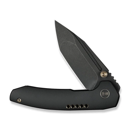 WeKnife Micro Trogon Black Titanium, Black Stonewashed M390 by Brian Brown (WE24043-1)