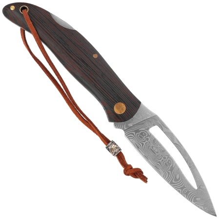 Martinez Albainox Knife Wengue Wood, Laser Pattern 3Cr13Mov (18754)