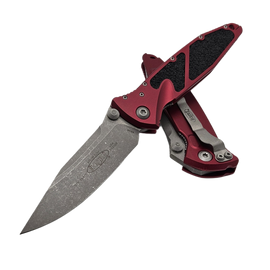 Nóż składany Microtech Socom Elite S/E-M Merlot Aluminum, Apocaliptic M390 by Tony Marfione (160-10APMR)