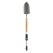 Adler Holly Gardening Trowel, C45 Steel, Green/White Hickory Handle (380.0E03KA025)