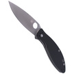 Spyderco Astute G-10 Black Plain knife (C252GP)