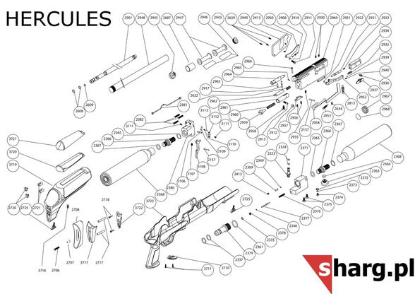 Hatsan Airgun Barrel Nut AirMax, AT44, BT65, BullBoss, Flash, Galatian, Gladius, Nova, Hercules (2945)