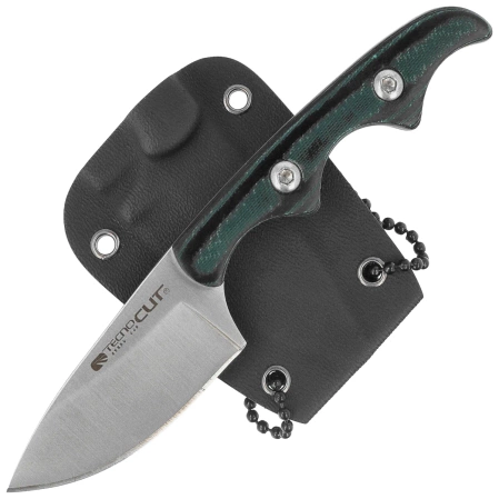 Nóż na szyję Tecnocut TCN3417 Neck Knife - Green Micarta, Satin 440
