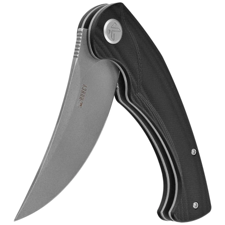 Nóż składany Kubey Scimitar KU173K Black G10, Bead Blasted 14C28N
