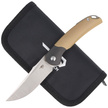 Bestech Supernova Gold Titanium/Black Zirconium, Satin M390 Knife (BT2111C)