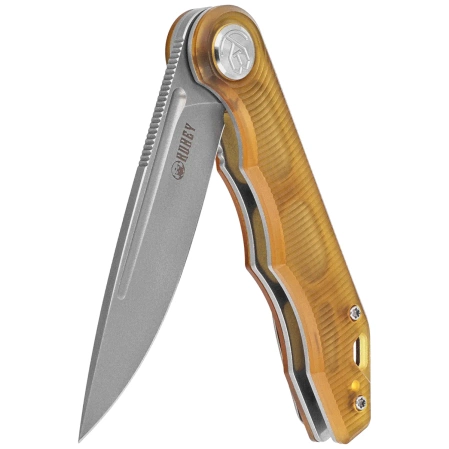 Nóż składany Kubey Mizo Ultem, Bead Blasted AUS-10 by Tiguass (KU312M)