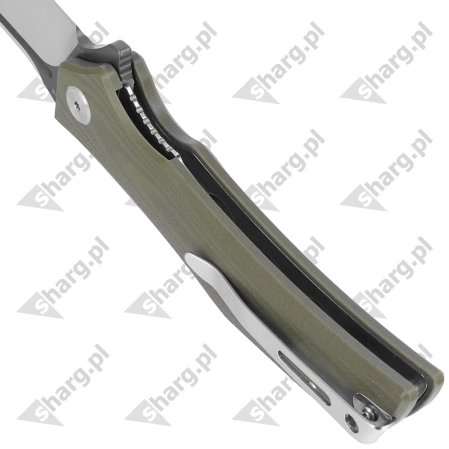 Nóż składany Bestech Scimitar Army Green G10, Gray/Satin D2 (BG05B-2)