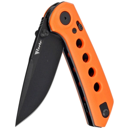Nóż składany Reate PL-XT Orange G10, Black PVD Nitro-V