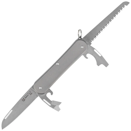 Scyzoryk Fox Vulpis S4 Sandblasted Titanium, Polished M390 (FX-VP130-S4 TI)