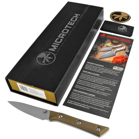 Nóż kuchenny Microtech Pairing OD Green G10, Stonewashed MK390 (3500-10OD)