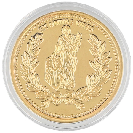 Microtech Continental Coin Collectible, One Troy Ounce .999 24K Gold (502-MCK)