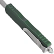 Nóż automatyczny OTF Microtech Dirac Delta D/E Emerald Green Aluminium, Apocalyptic by Tony Marfione (227-10APEG)