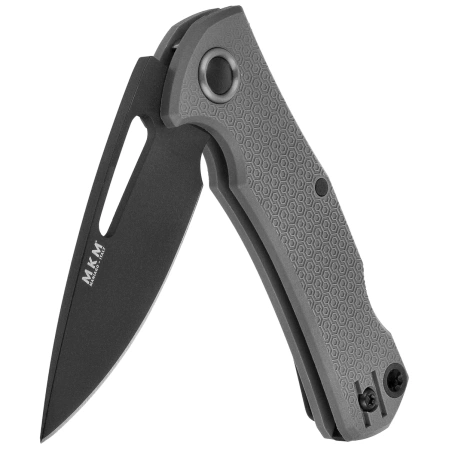 Nóż składany MKM Lov Wolf Gray FRN, Black Top Shield N690 by Jesper Voxnæs (MK LV-PGY)