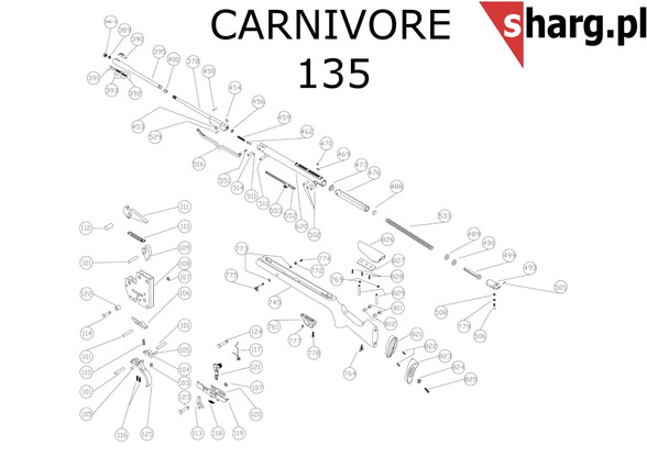 Sprężyna bezpiecznika wiatrówka Hatsan MOD 33 - Torpedo 155, Dominator 200, Proxima (117)