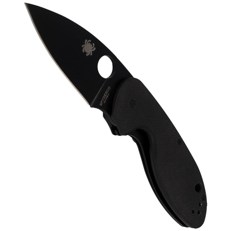 Nóż składany Spyderco Efficient Black G10, Black 8Cr13Mo (C216GPBBK)