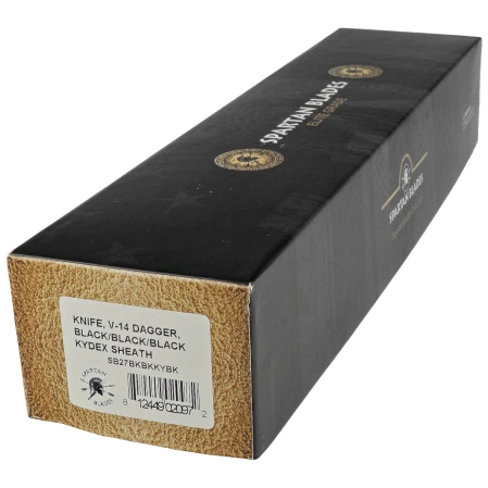 Nóż Spartan Blades George V-14 Dagger Black G10, Black PVD MagnaCut by Les George (SB27BKBKKYBK)