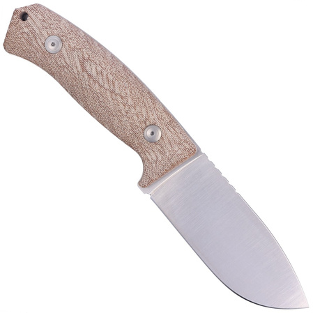 Nóż LionSteel M3 Natural Canvas Micarta, Satin Niolox by Michele Pensato (M3 CVN)