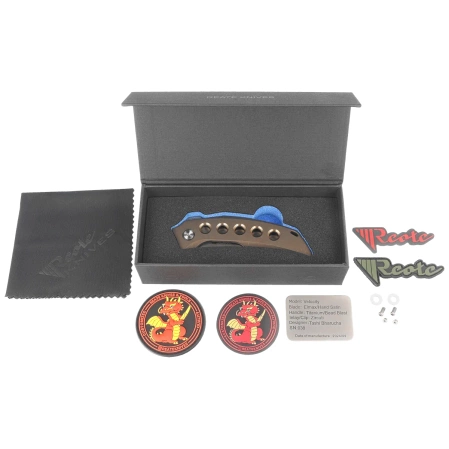 Reate Velocity Bronze Titanium, Belt Satin Elmax by Tashi Bharucha