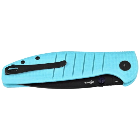 Bestechman Knife Goodboy Blue G10, Grey DLC D2 by Keanu Alfaro (BMK04C)