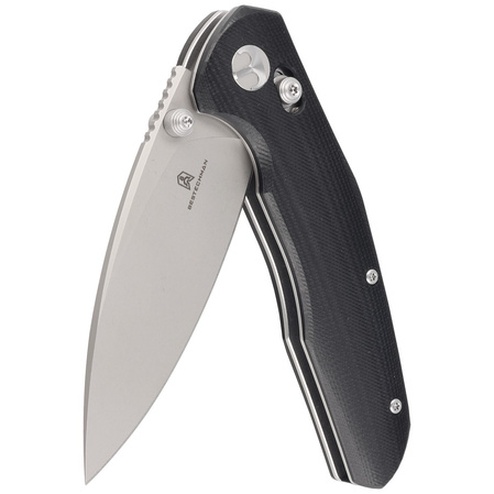 Bestechman Ronan Knife Black G10, Stonewashed 14C28N (BMK02D)