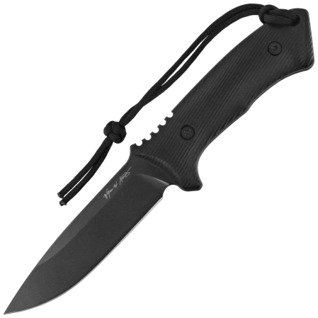 Spartan Harsey Linden Knife Black GRN, Black DLC Elmax by William W. Harsey (SBEU2BKKYBK)
