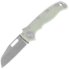 Nóż składany Demko AD20.5 Shark Foot Natural G10, Stonewashed CPM S35VN by Andrew Demko (205-S35-SFN)