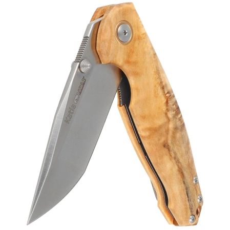 Nóż składany Viper Katla Flammed Poplar Wood, Satin M390 by Jesper Voxnæs (V5985PI)