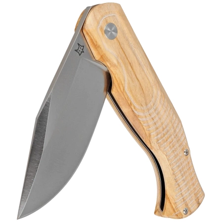 Fox Knife Eastwood Tiger Olive Wood, Satin CPM S90V by Gudy Van Poppel (FX-524 OL)