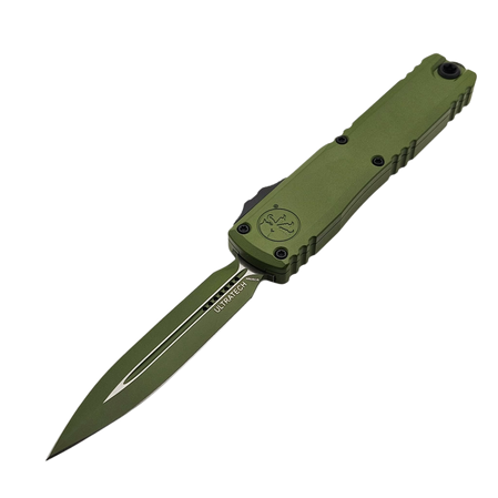 Microtech Ultratech Gen III ZBP D/E OTF Knife Green Cerakote Aluminum, Green Cerakote M390MK by Tony Marfione (1122-1GR-C20Z4)