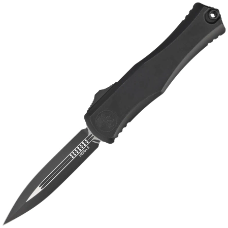 Nóż automatyczny OTF Microtech Hera II D/E Black Aluminium, Tactical M390MK by Tony and Sean Marfione (1702-1T)