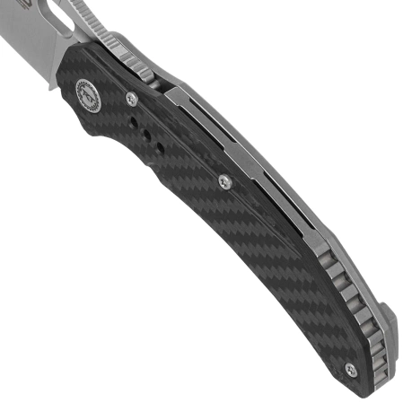 Bestech Exploit Grey Titanium/Carbon Fiber Knife, Satin CPM S35VN by Todd Knife and Tool (BT2005E)