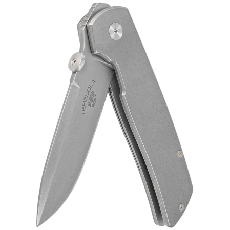 Nóż składany Fox Original Gangster Titanium, Stonewashed MagnaCut by Bob Terzuola (FX-ATC-OG01)