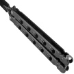 Nóż składany motylek Martinez Albainox Balisong Skull RainBlack Steel, RainBlack 3Cr13Mov (02278)