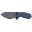 WE Knife Mote Blue Titanium, Gray Stonewashed CPM S35VN by Ostap Hel (2005B)