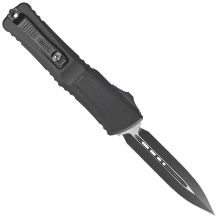 Nóż automatyczny OTF Microtech Combat Troodon Gen III D/E Black Aluminium, Tactical M390MK by Tony Marfione (1142-1T)