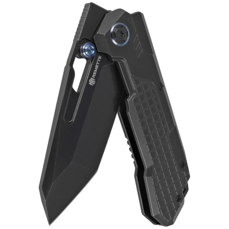Nóż składany Remette RT-Cool Leopard Black Titanium, Plating Black Stonewashed M390 (RTKS-B)