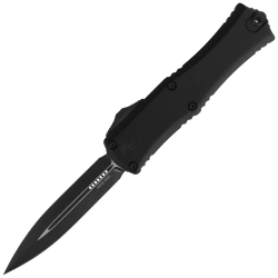 Nóż automatyczny OTF Microtech Hera II Mini D/E Tactical Black Aluminium, Black M390MK by Tony Marfione (1702M-1T)