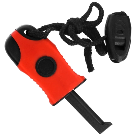 Barbaric 33285 Fire Starter Red/Black with compass
