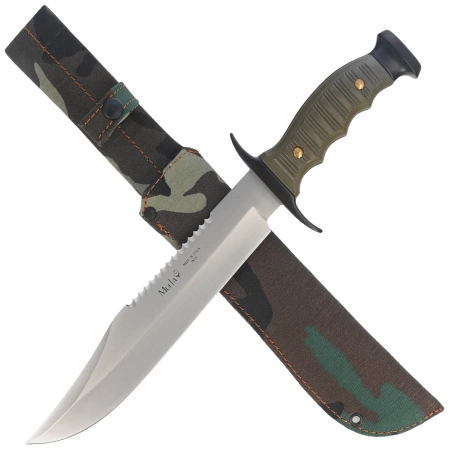 Muela 7222 Green ABS Knife, Satin 420H