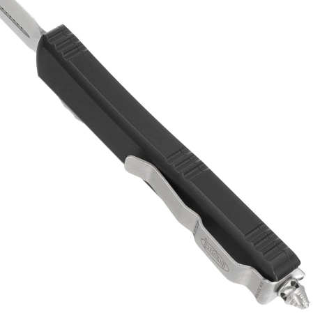 Nóż automatyczny OTF Microtech Ultratech D/E Black Aluminium, Satin M390MK by Tony Marfione (122-4)