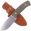 LionSteel M3 Green Canvas Micarta, Satin Niolox by Michele Pensato (M3 CVG)